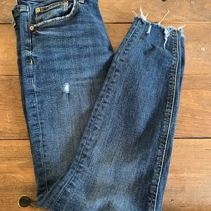Zara High Rise Ankle jeans